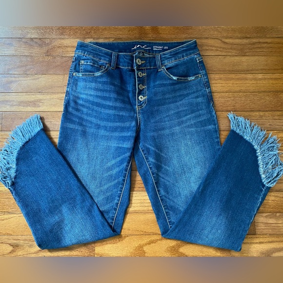 Size 6 inc Straight Leg Jeans - Picture 1 of 5